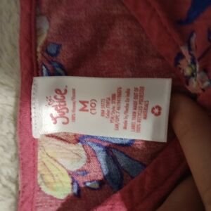 Justice Pink and Blue Floral Tee